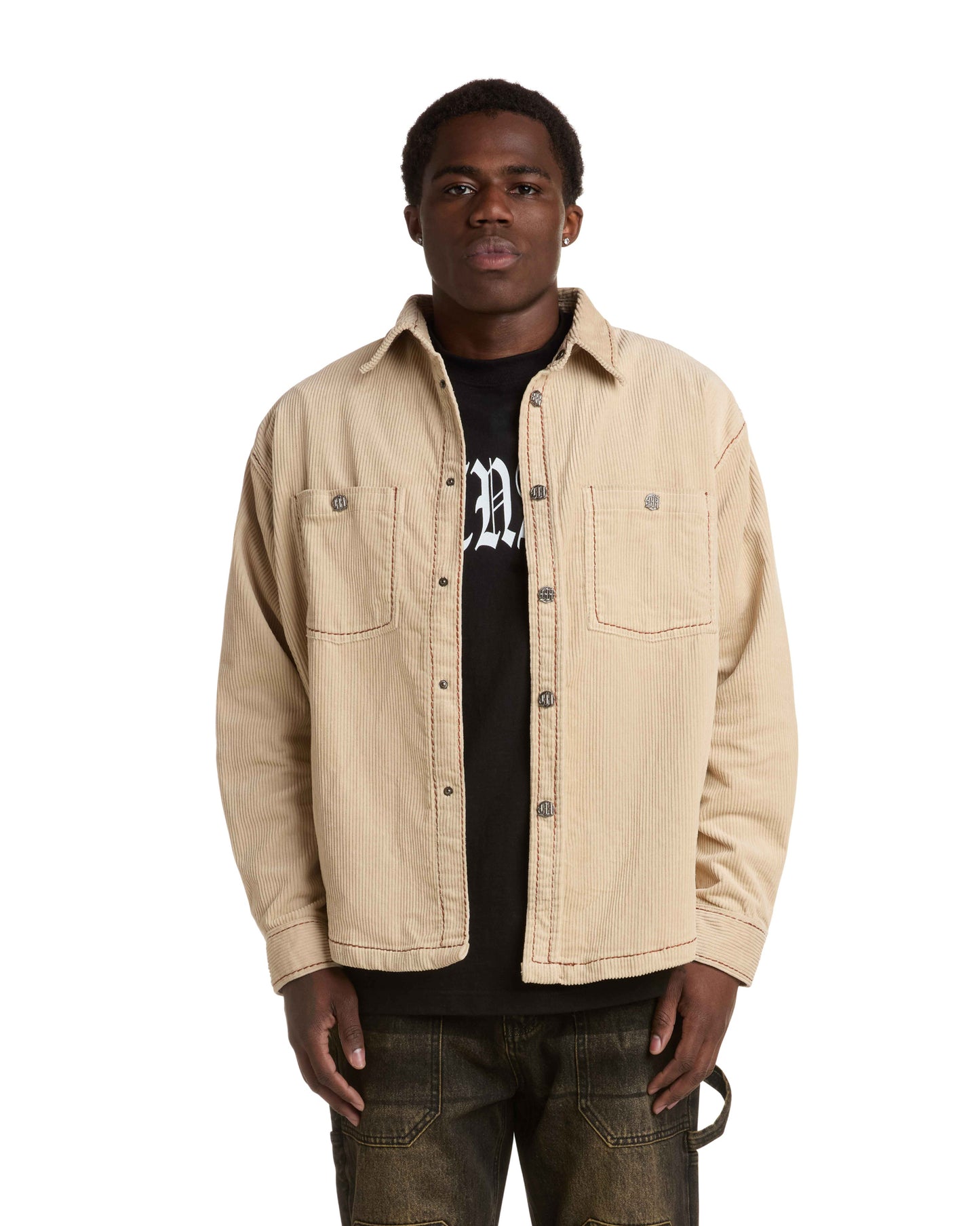 CORDUROY BUTTON-UP SHIRT