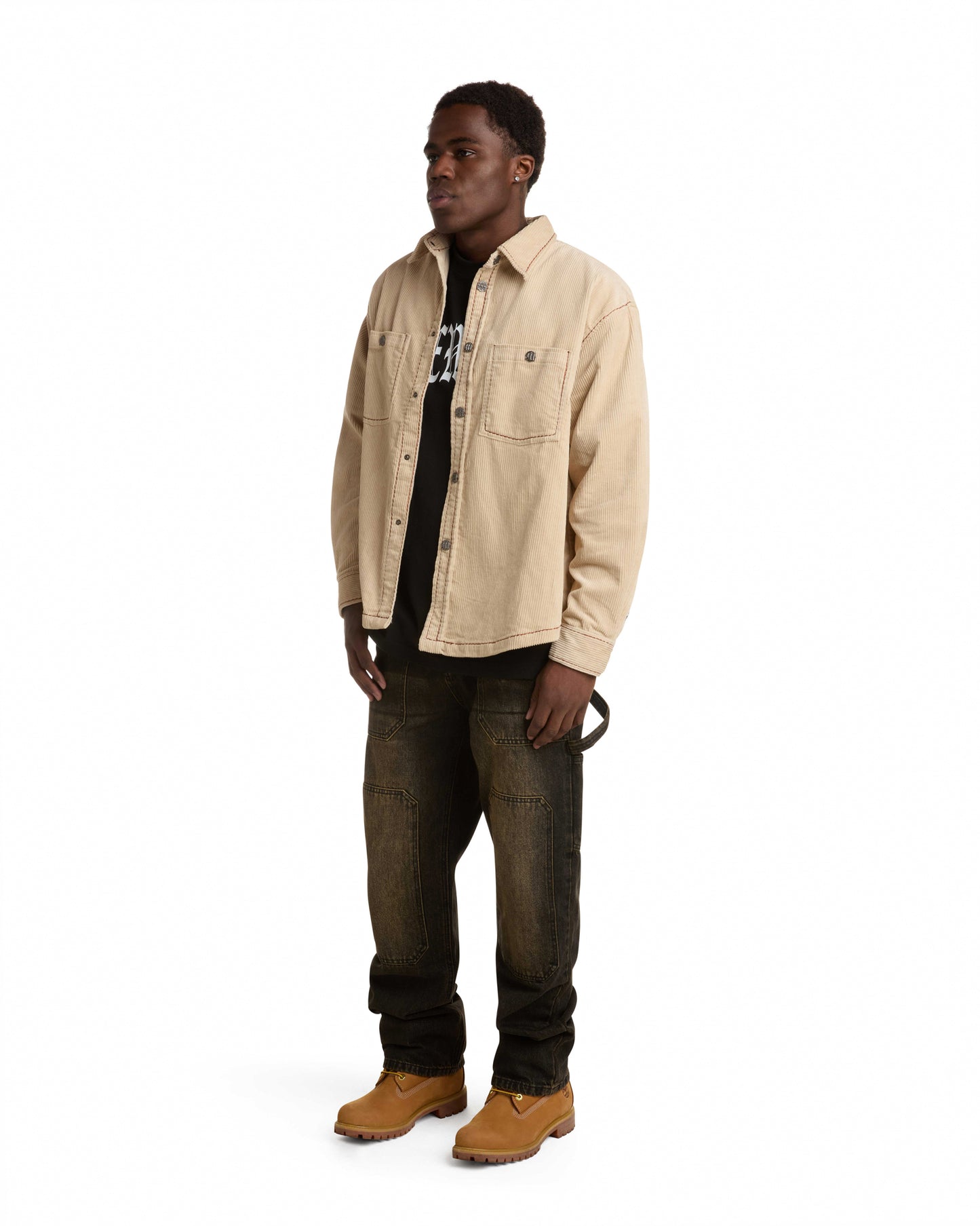 CORDUROY BUTTON-UP SHIRT