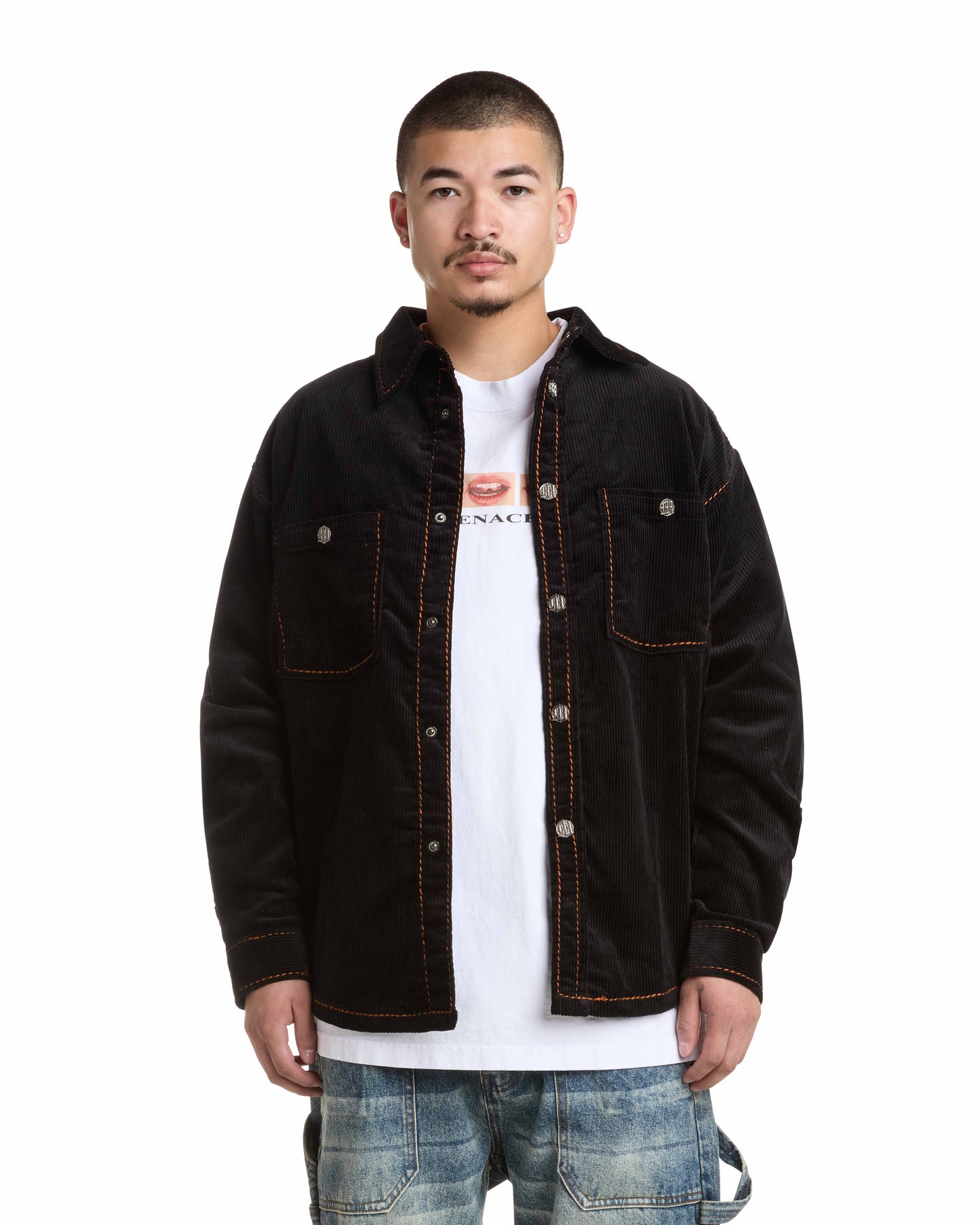 CORDUROY BUTTON-UP SHIRT
