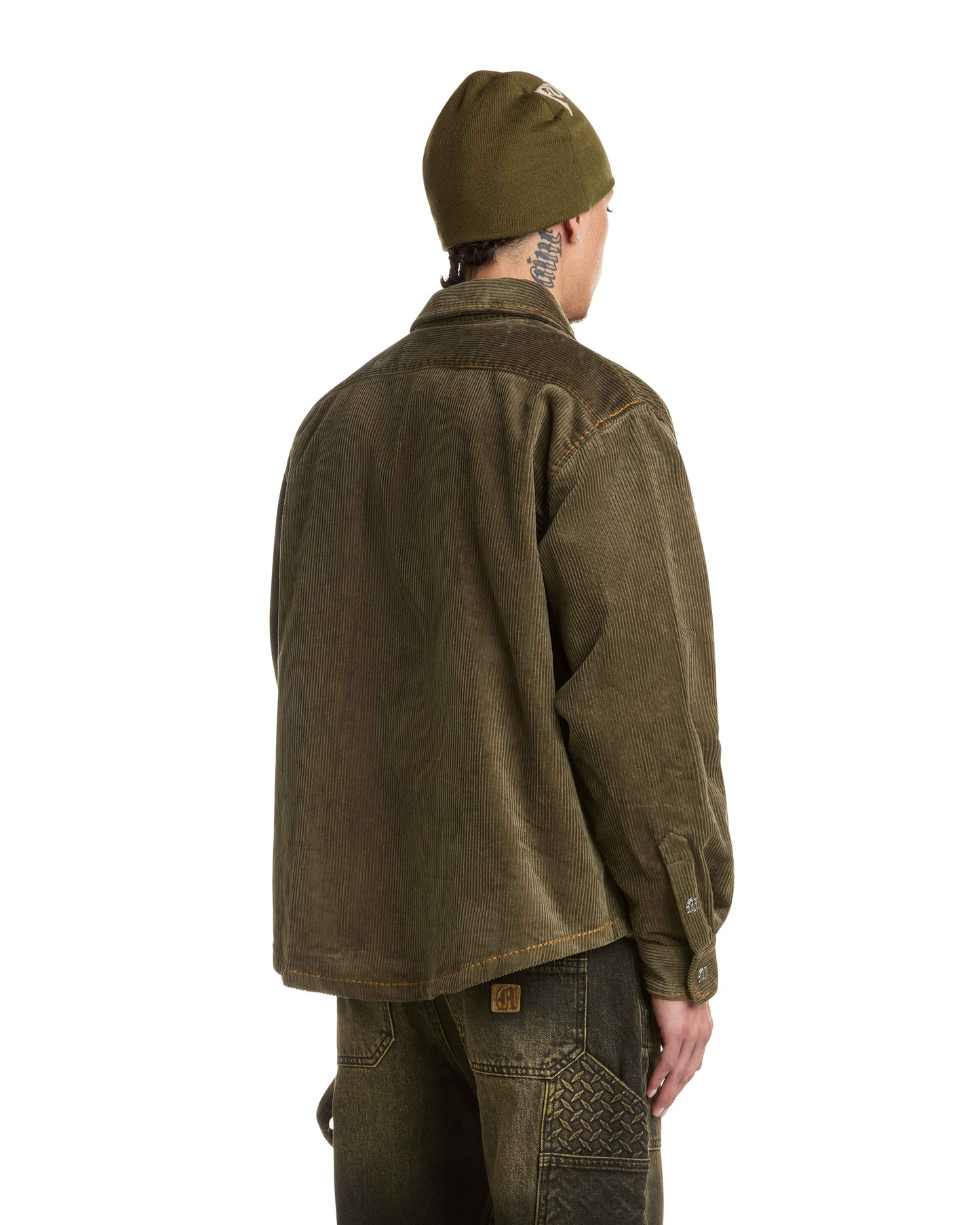 CORDUROY BUTTON-UP SHIRT
