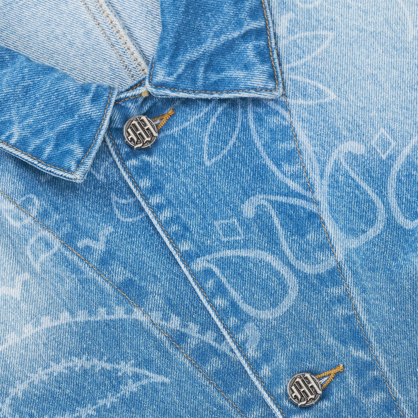 DENIM PAISLEY CHORE JACKET