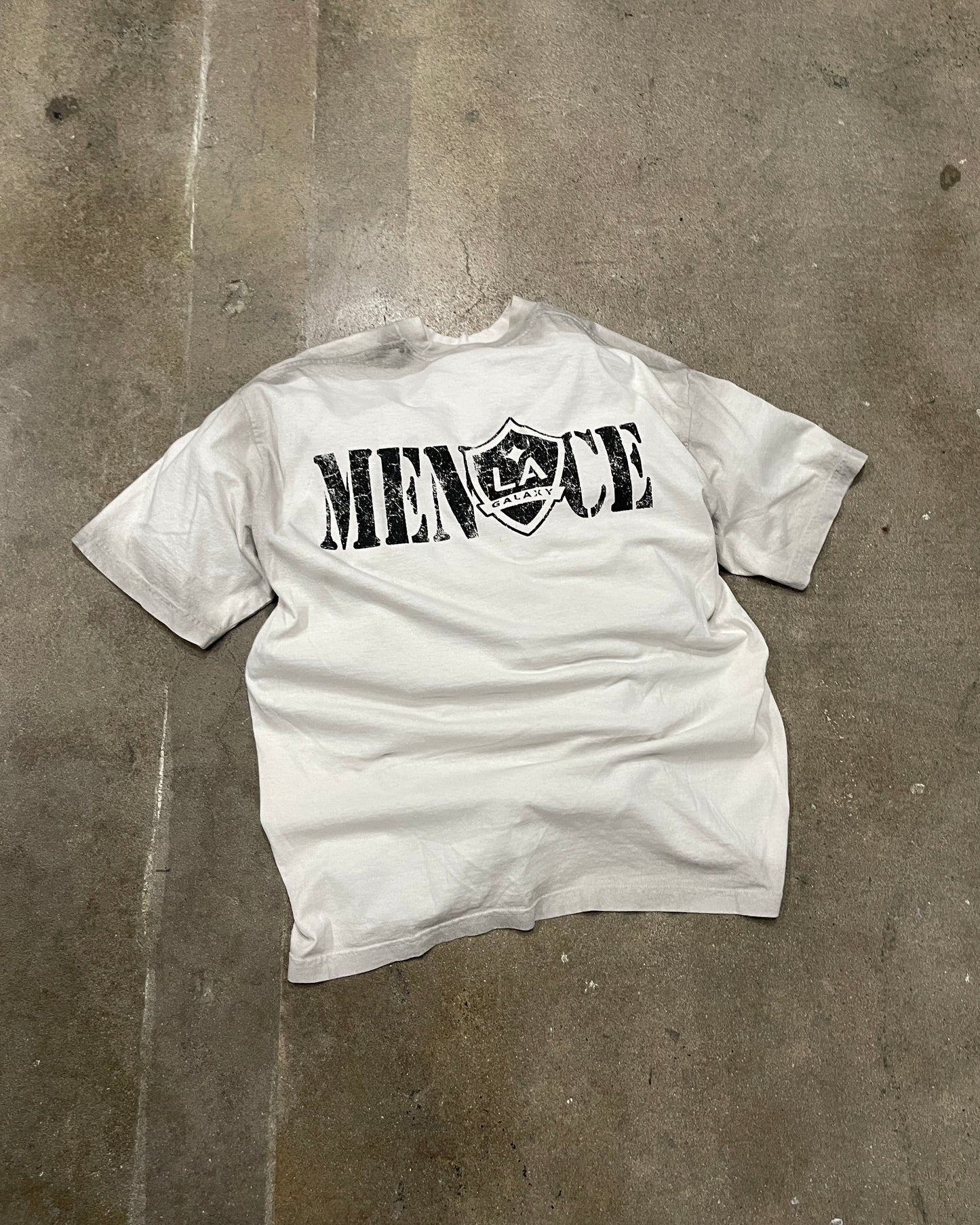 GALAXY OVERWASHED LOGO T-SHIRT (PIGMENT-SPRAYED SEAMS)