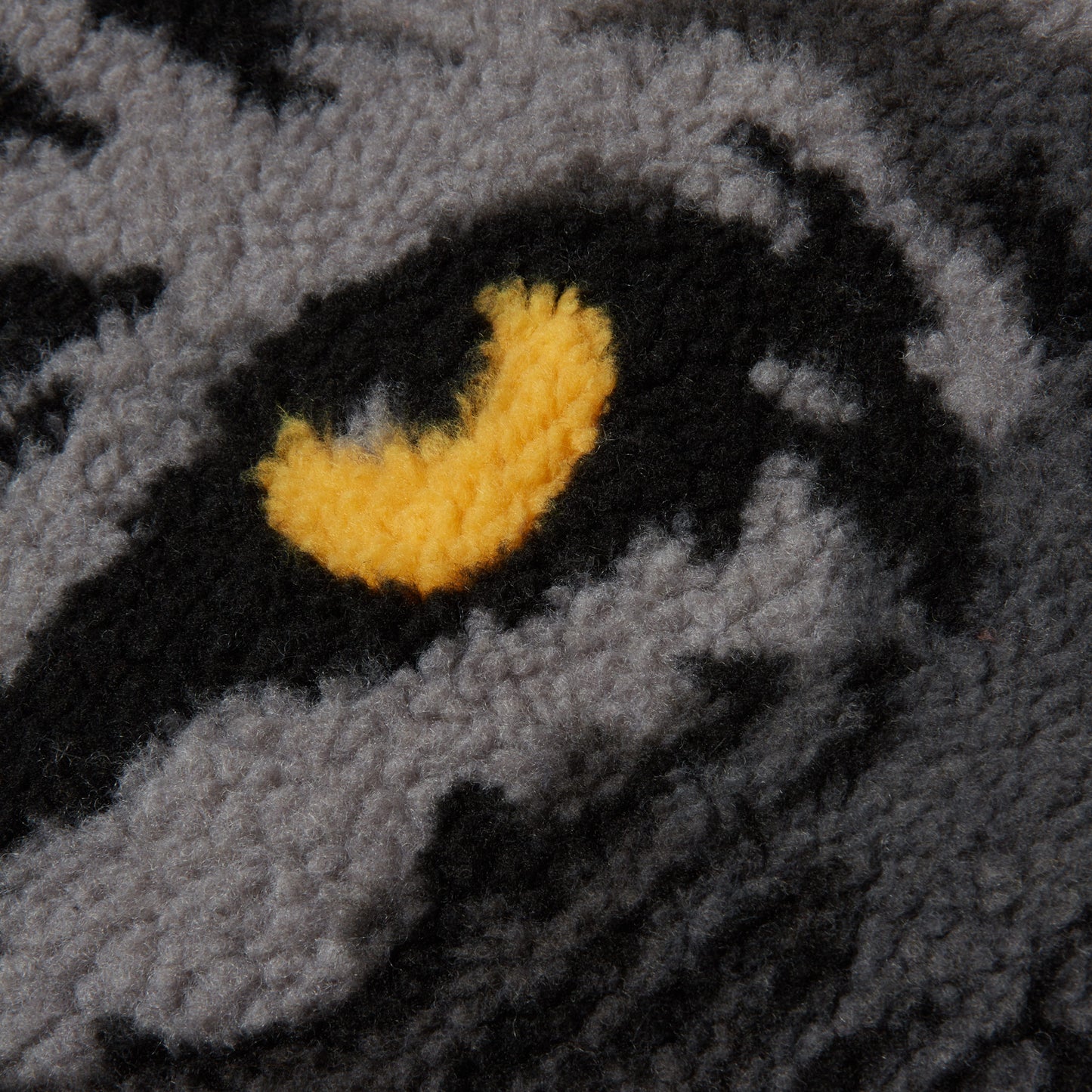 BLACK TIGER SHERPA FLEECE ZIP-UP JACKET