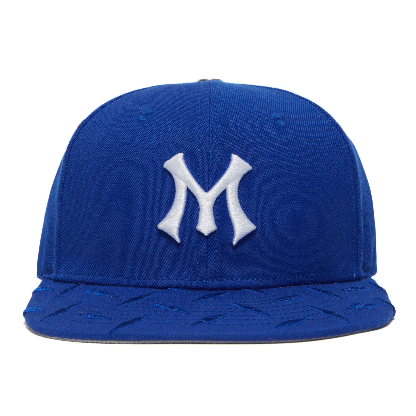TEAM LOGO STEEL-PLATED BRIM FITTED CAP