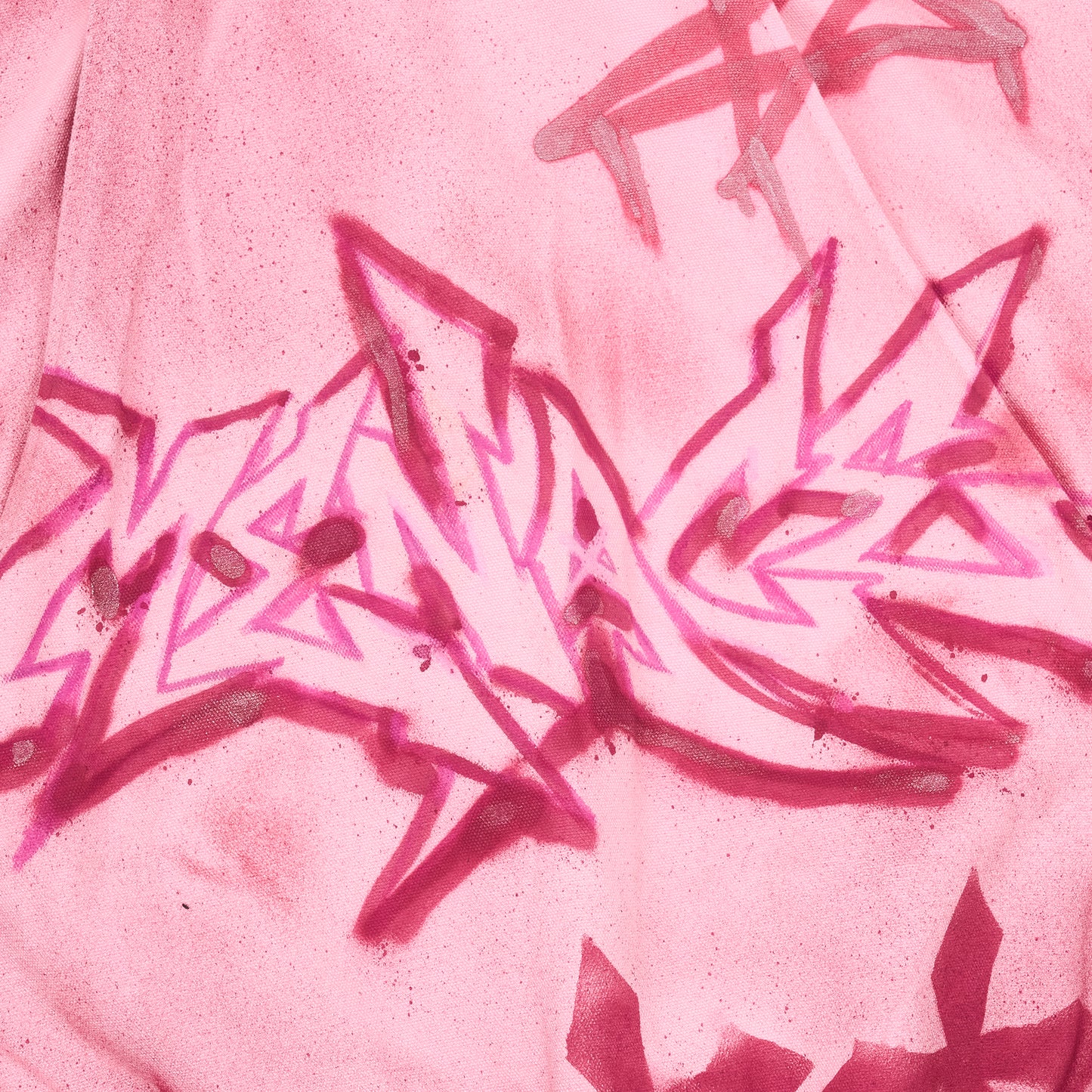 GRAFFITI STEEL EMBOSSED CANVAS HOODED JACKET