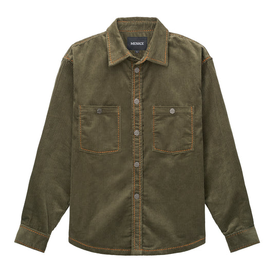 CORDUROY BUTTON-UP SHIRT