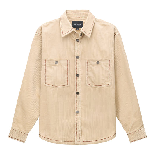 CORDUROY BUTTON-UP SHIRT