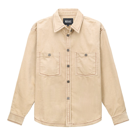 CORDUROY BUTTON-UP SHIRT