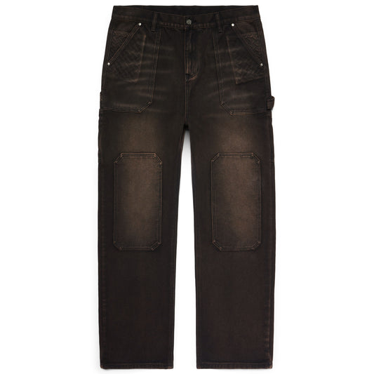 STEEL EMBOSSED CANVAS CARPENTER PANTS
