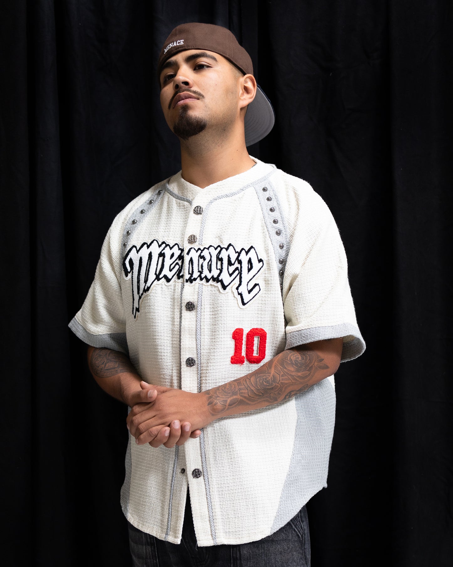 TWEED BASEBALL JERSEY