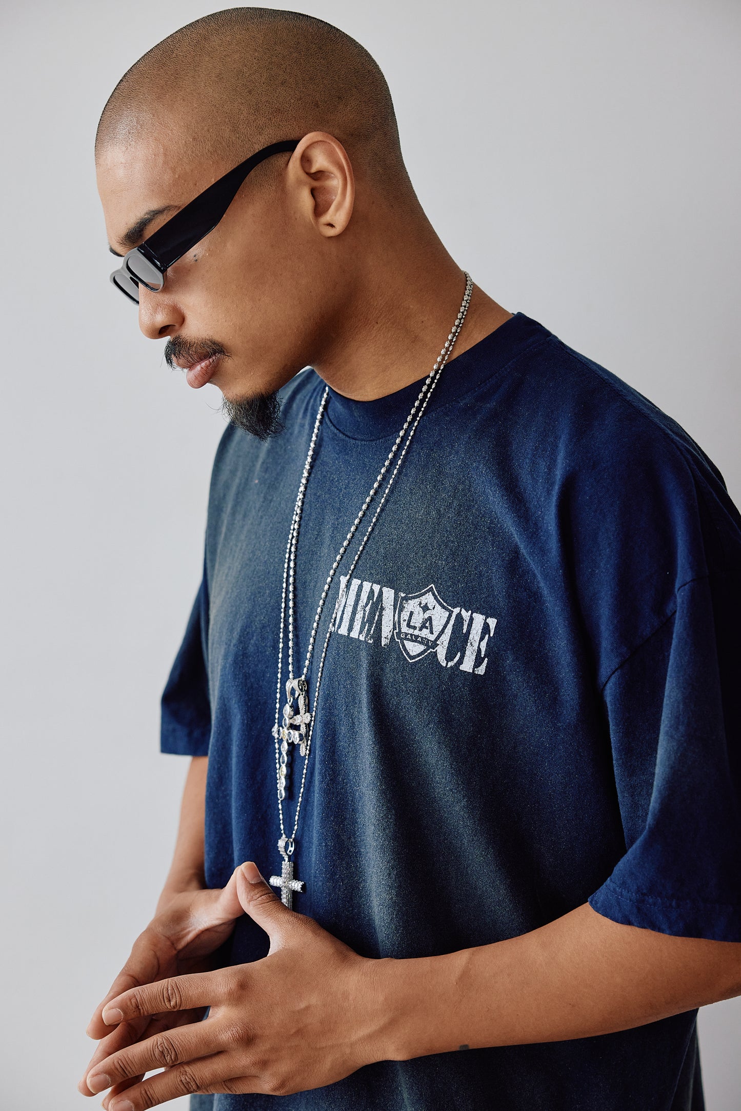 GALAXY OVERWASHED LOGO T-SHIRT