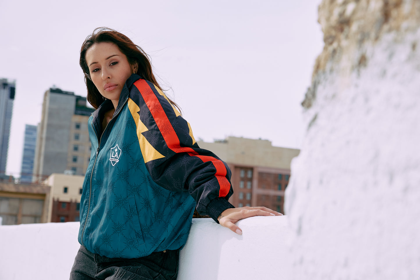GALAXY MONOGRAM NYLON JACKET