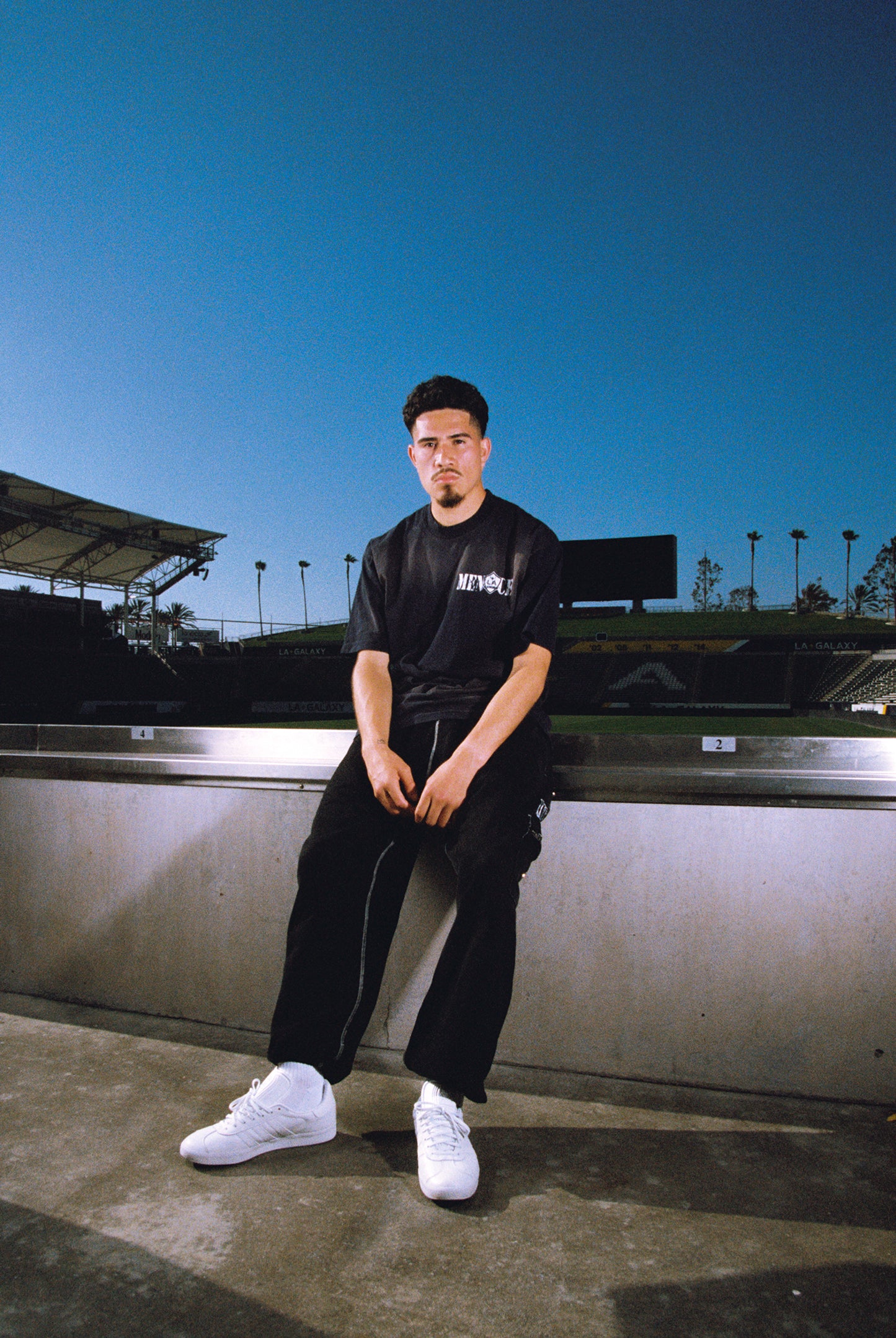 GALAXY OVERWASHED LOGO T-SHIRT