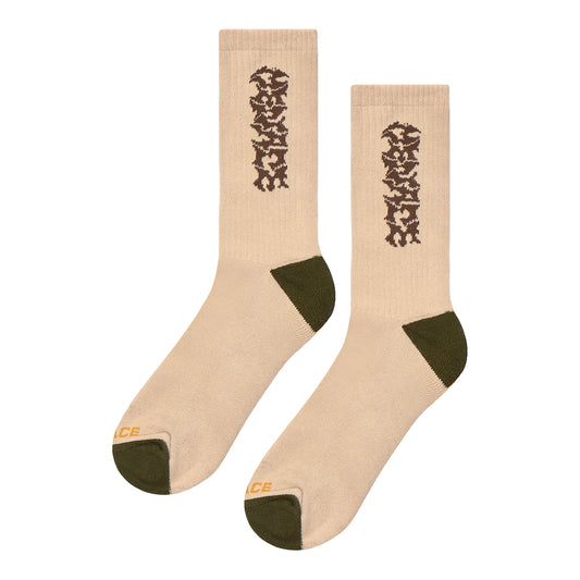 METAL LOGO TWO-TONE SOCKS (3 PACK)