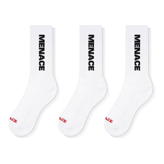 MENACE LOGO SOCKS (3 PACK)
