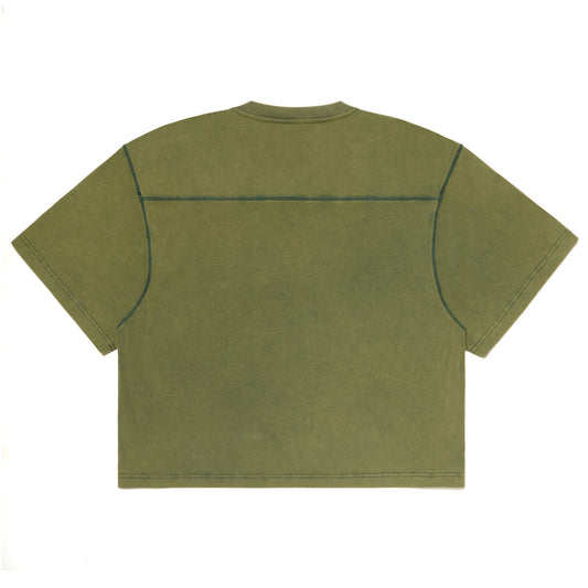 DISTRESSED "SHADOW" PATCH FOOTBALL SHIRT