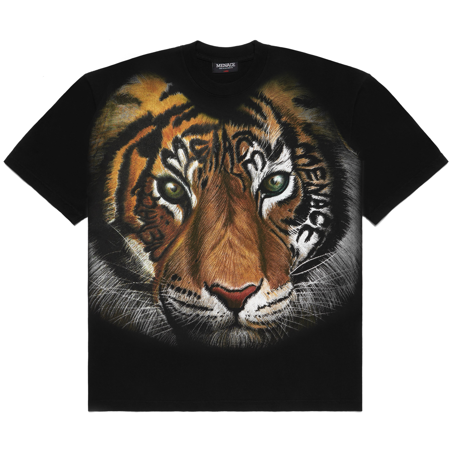 HEART OF A TIGER T-SHIRT (OVERSIZED PRINT)