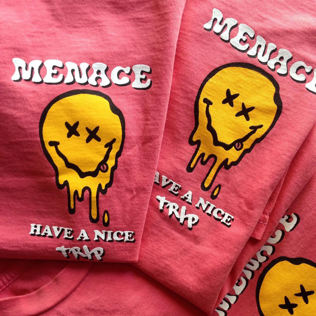 HAVE A NICE "TRIP" T-SHIRT by MENACE