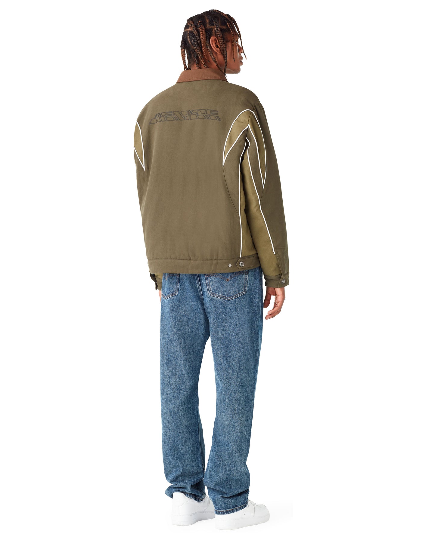 MENACE CORP TWO-TONE WORK JACKET by MENACE