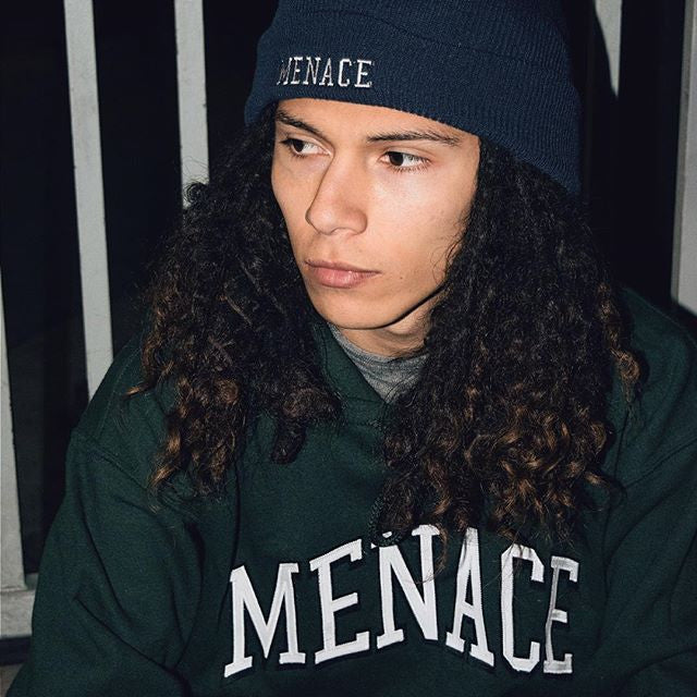 MENACE LOGO TACKLE-TWILL HOODIE by MENACE