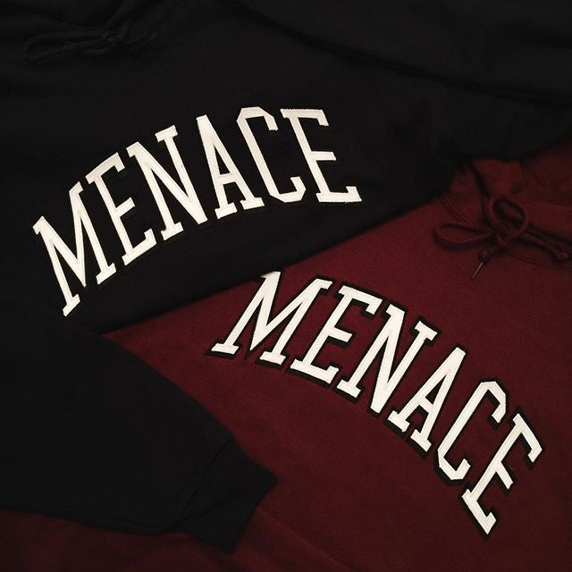 MENACE LOGO TACKLE-TWILL HOODIE by MENACE