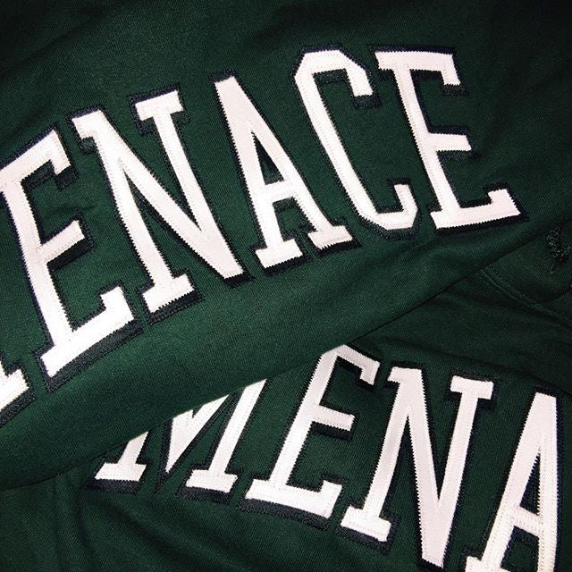 MENACE LOGO TACKLE-TWILL HOODIE by MENACE
