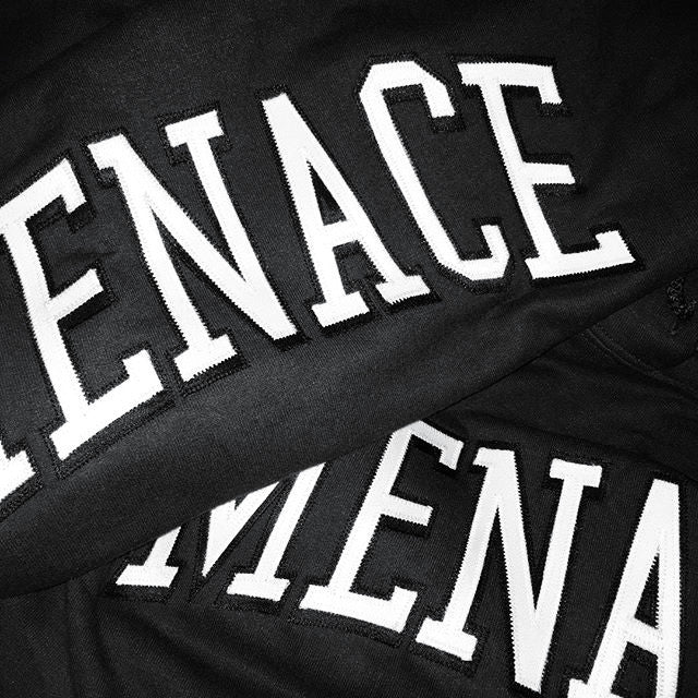 MENACE LOGO TACKLE-TWILL HOODIE by MENACE