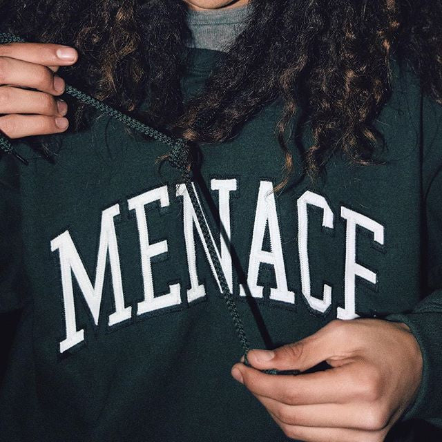 MENACE LOGO TACKLE-TWILL HOODIE by MENACE