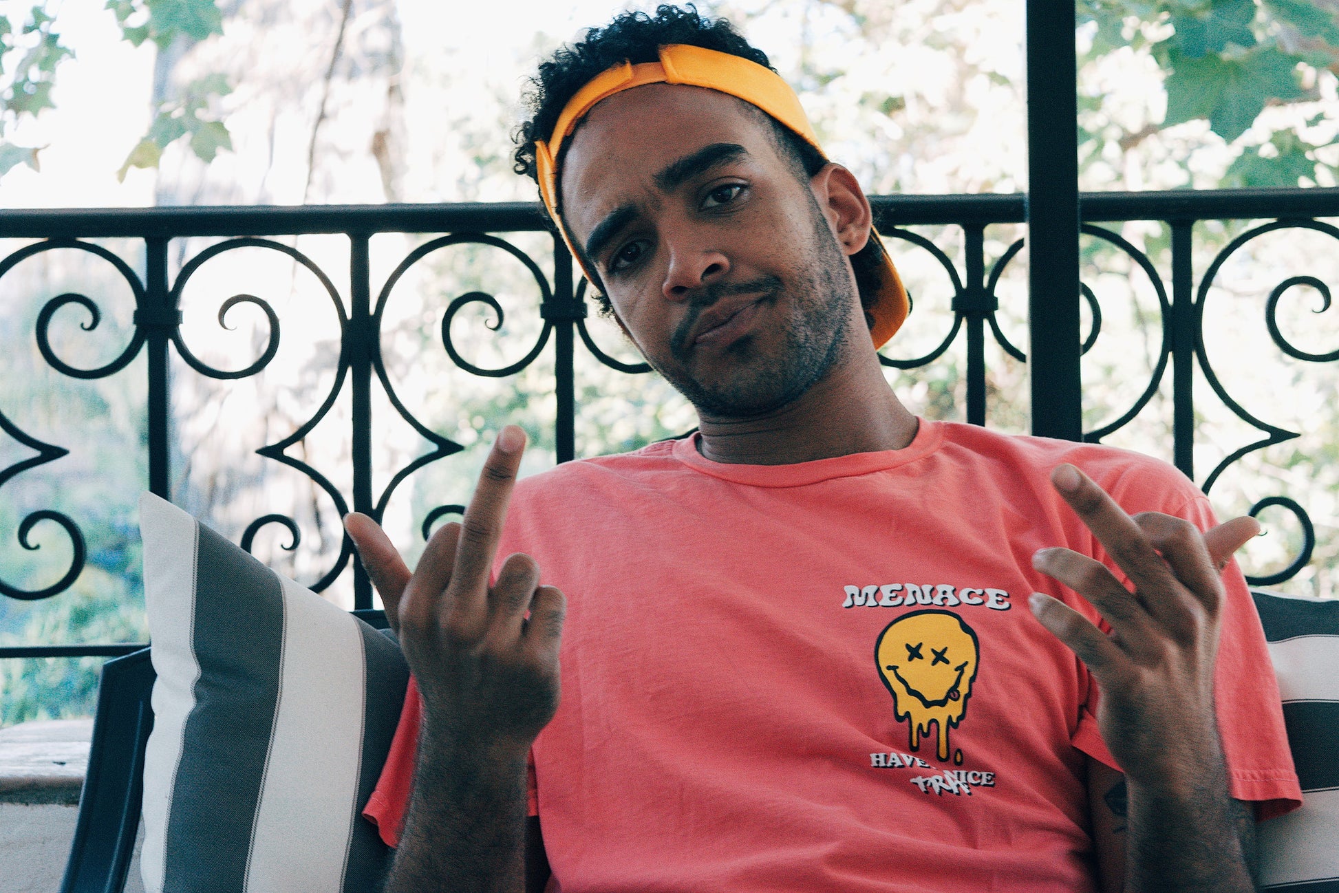 HAVE A NICE "TRIP" T-SHIRT by MENACE