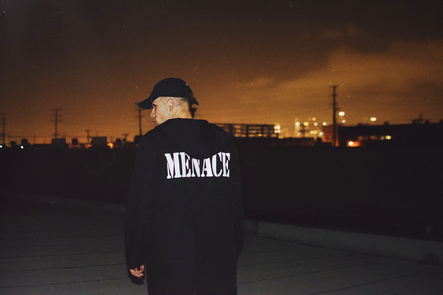 JET BLACK PARKA by MENACE