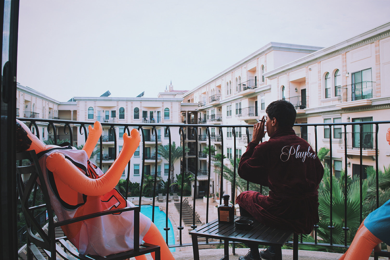 PLAYBOI VELOUR BATHROBE by MENACE