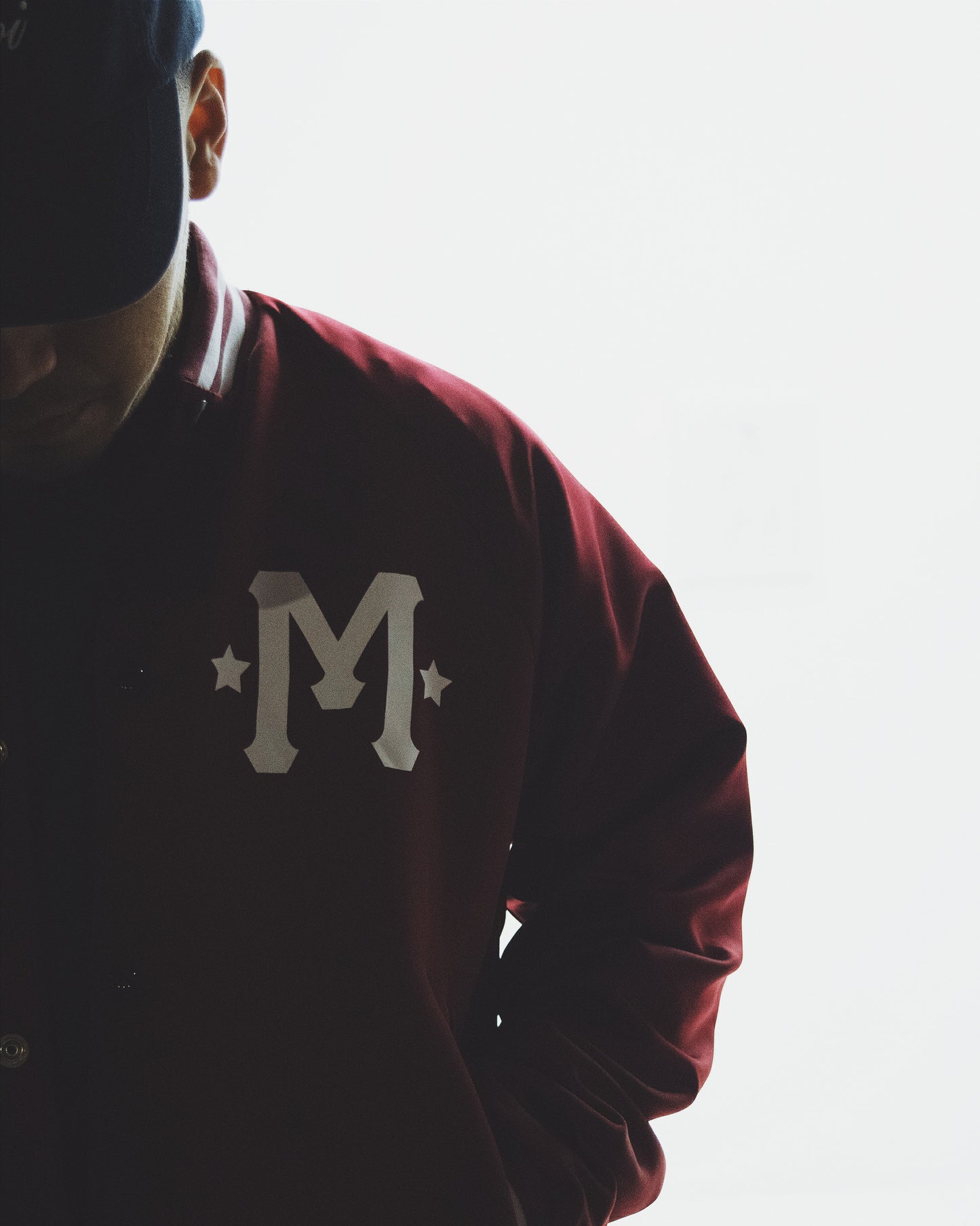 SATIN PLAYBOI BASEBALL JACKET by MENACE