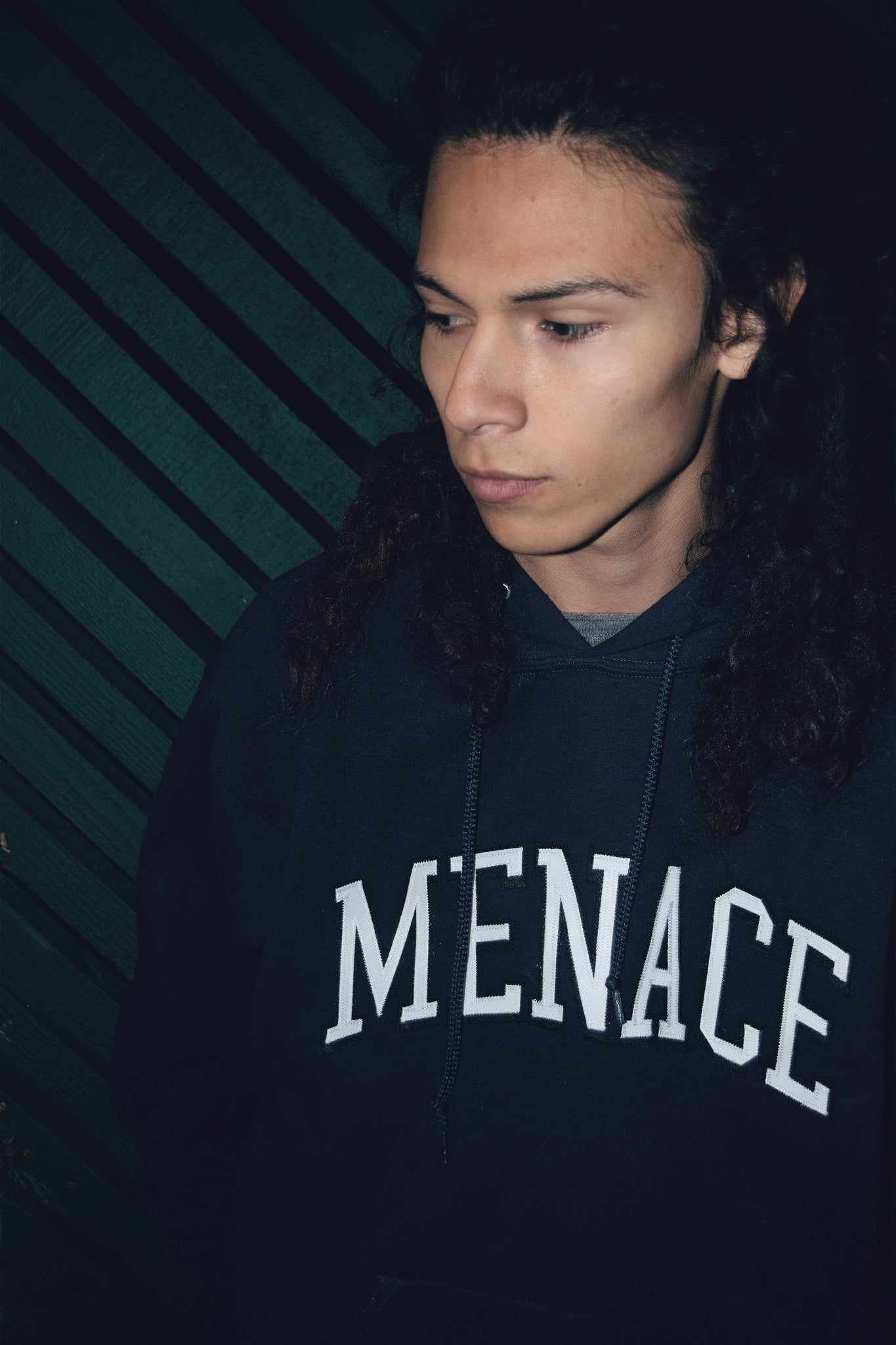 MENACE LOGO TACKLE-TWILL HOODIE by MENACE