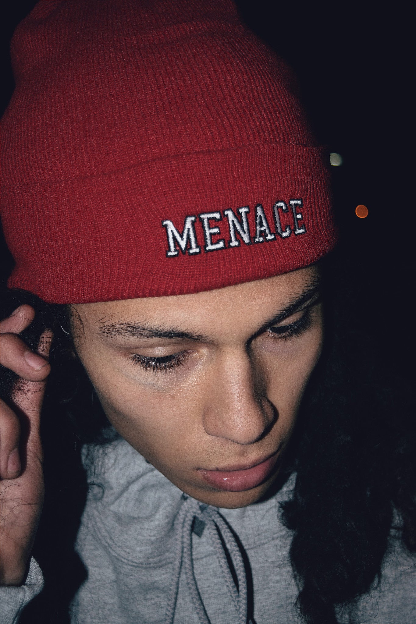 MENACE POM-BEANIE by MENACE