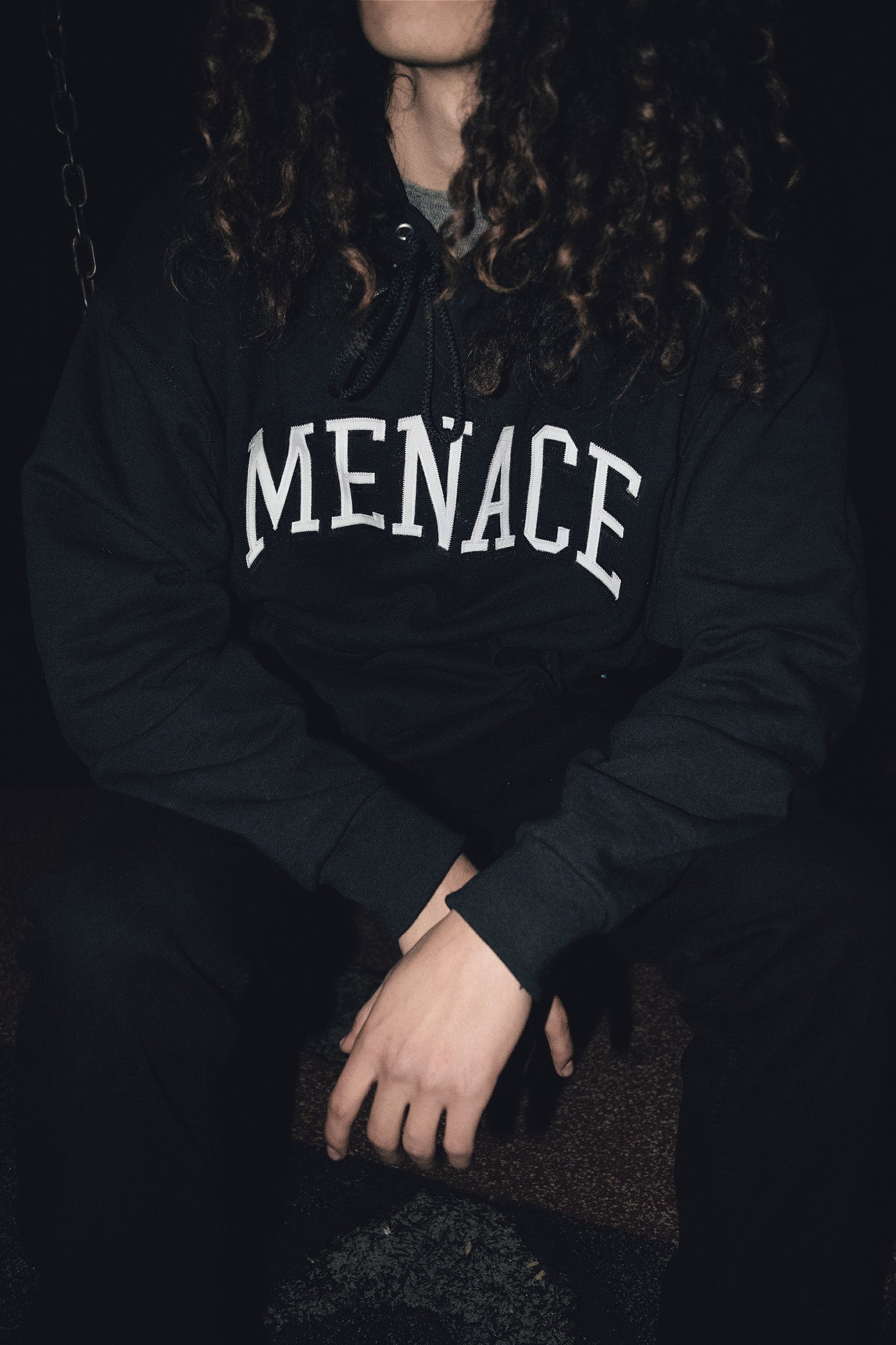 MENACE LOGO TACKLE-TWILL HOODIE by MENACE