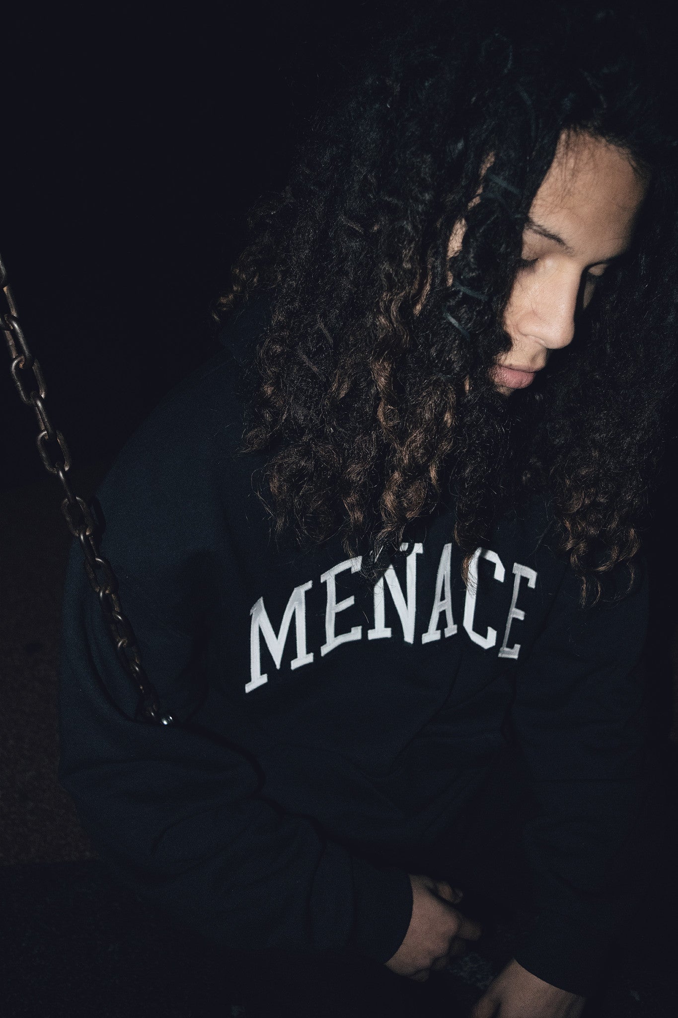 MENACE LOGO TACKLE-TWILL HOODIE by MENACE