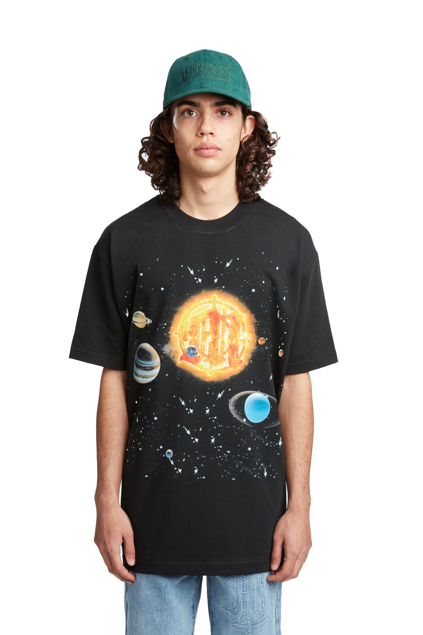 GLOW IN THE DARK GALAXY T-SHIRT by MENACE