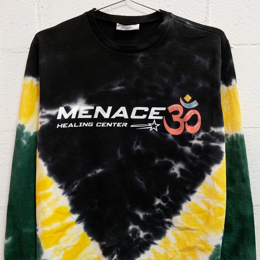 HEALING CENTER TIE-DYE LONGSLEEVE by MENACE