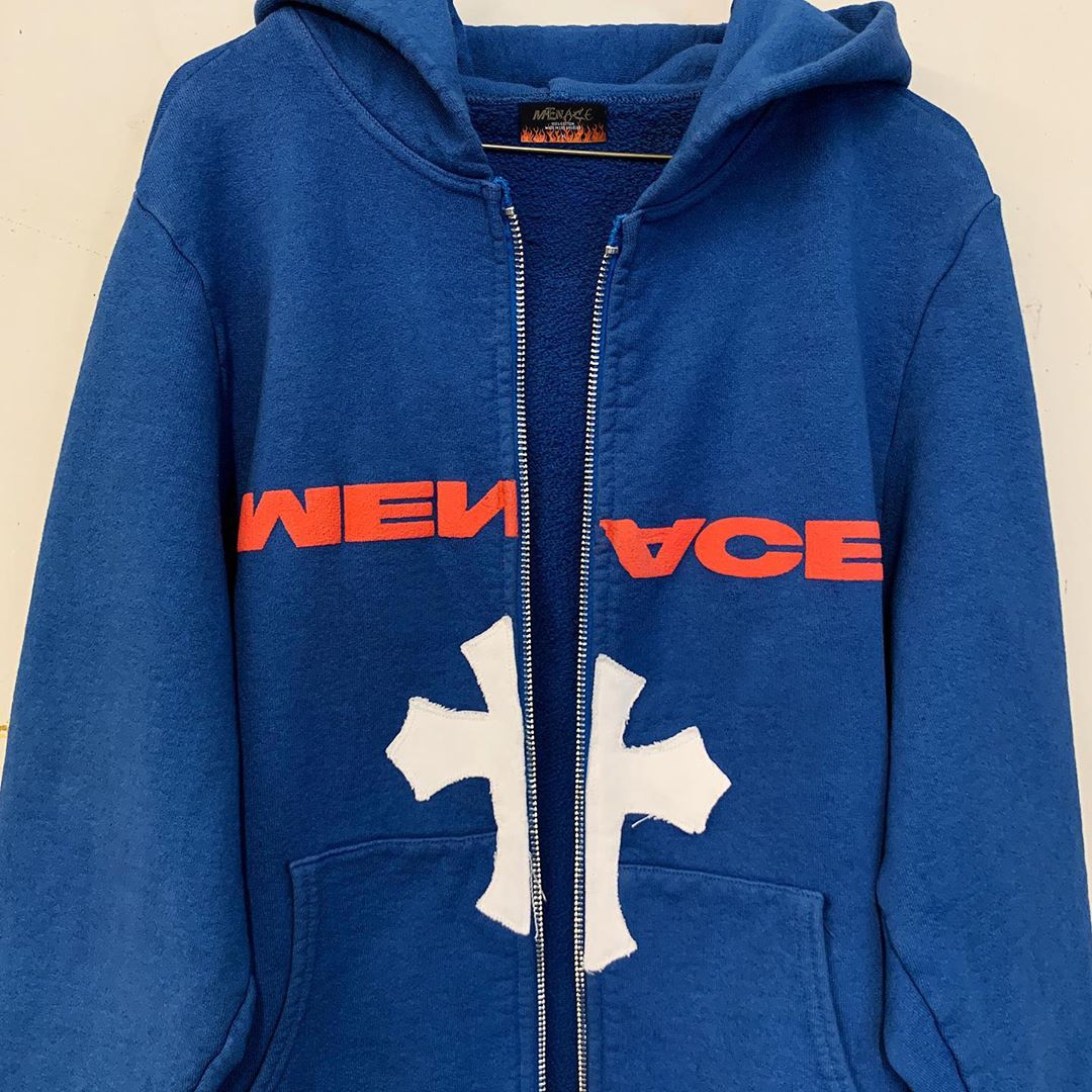 NO ONE IN THE WORLD OWES YOU SHIT ZIP-UP HOODIE by MENACE
