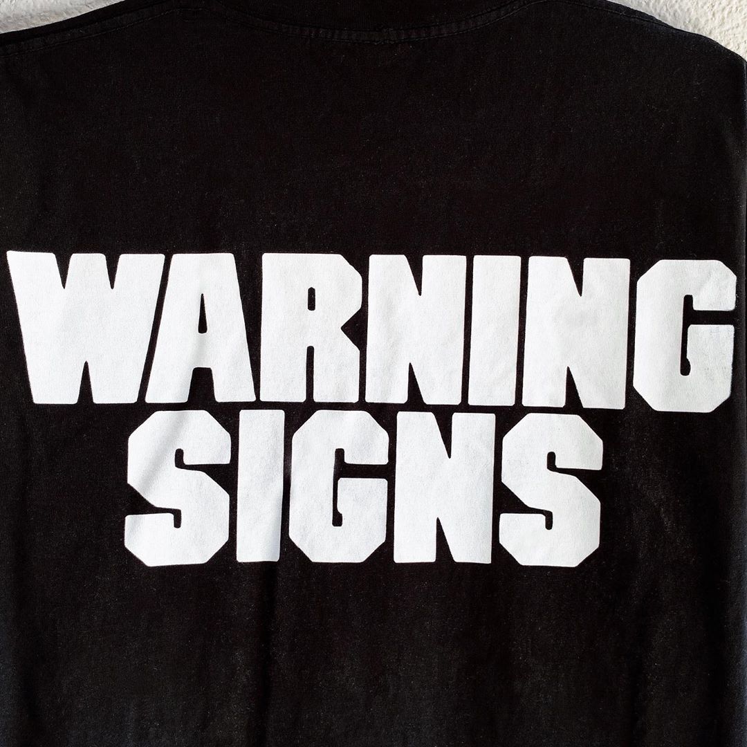 WARNING SIGNS T-SHIRT by MENACE