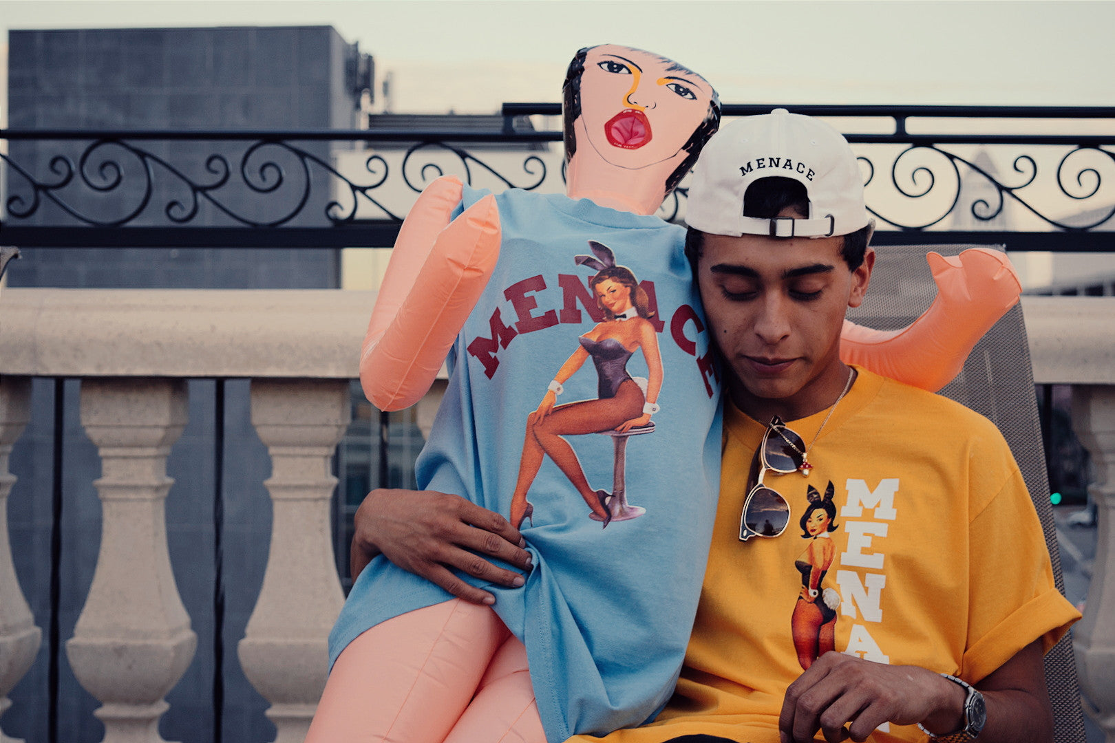 PLAYBOY PIN-UP GIRL T-SHIRT by MENACE