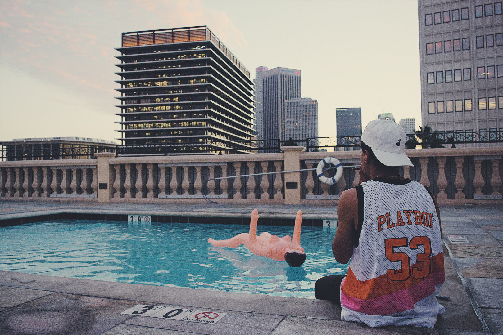 PLAYBOI BASKETBALL JERSEY by MENACE