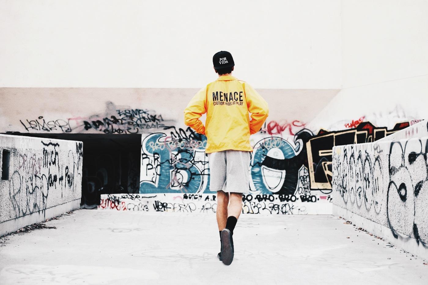 CAUTION: KIDS AT PLAY JACKET by MENACE