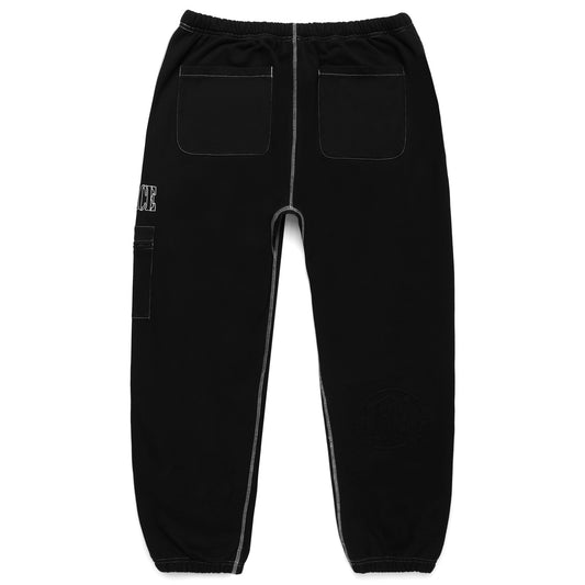 CONTRAST STITCH CARGO SWEATPANTS