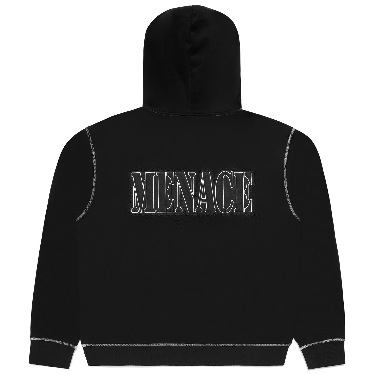 CONTRAST STITCH LOGO HOODIE