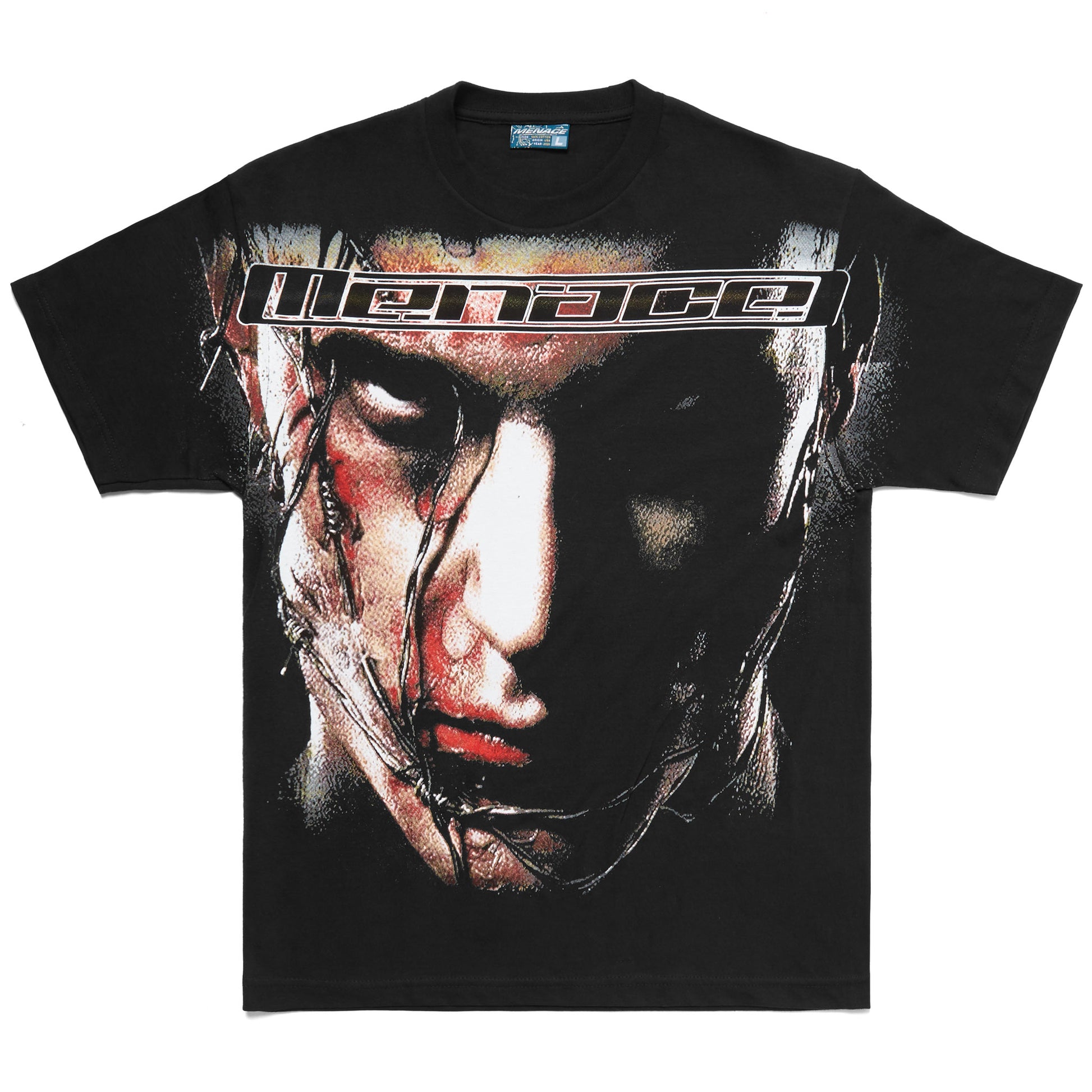 CONTRA T-SHIRT (OVERSIZED PRINT) by MENACE