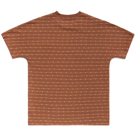 BARBED WIRE PIN STRIPE T-SHIRT