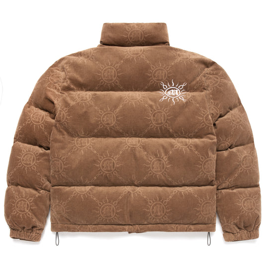 MONOGRAM CORDUROY PUFFER JACKET