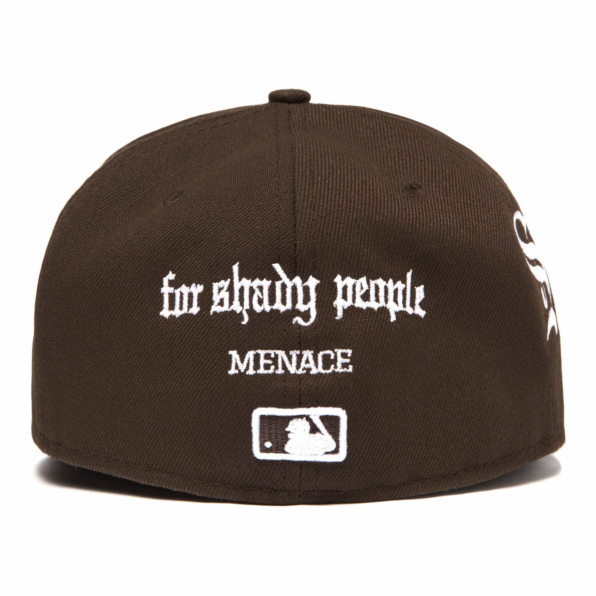 A SUNNY PLACE FOR SHADY PEOPLE FITTED CAP by MENACE