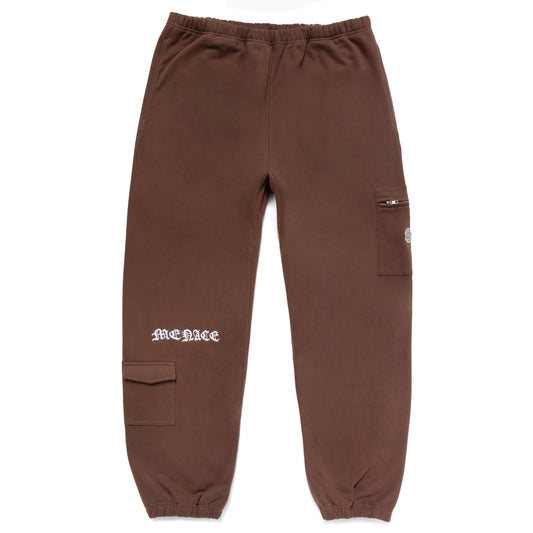 EMBOSSED CARGO SWEATPANTS by MENACE